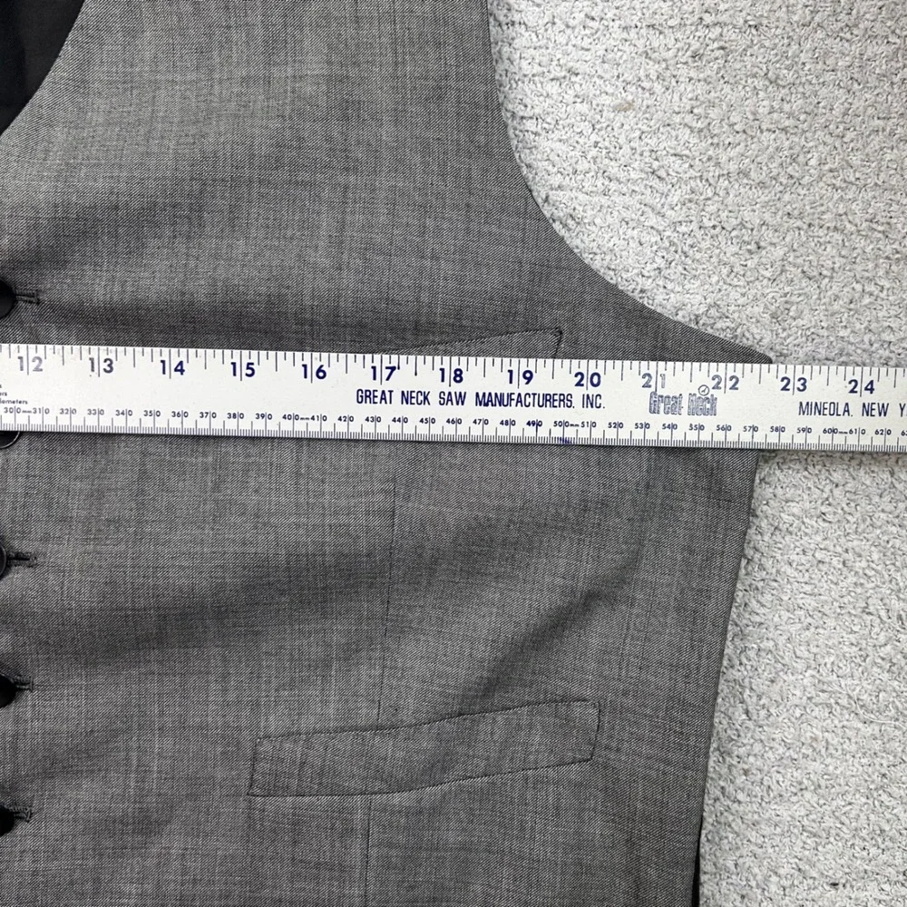 Rag & Bone Vest Hand Tailored New York Black L Quiet Luxury with dust bag  flaw